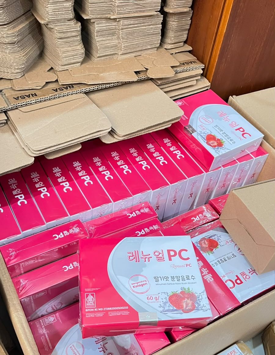 Stok Renual Pure Collagen ready di gudang